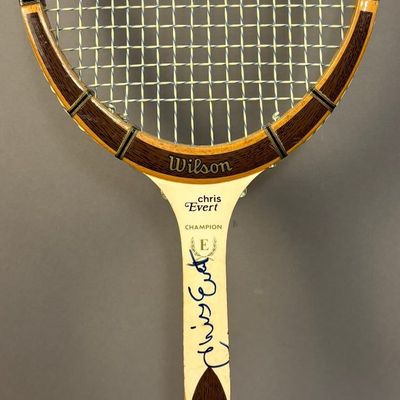 Chris Evert Model & Signed Wilson Tennis Racket