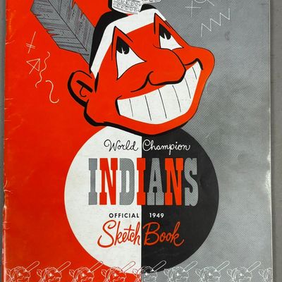1949 World Champion Cleveland Indians Sketch Book