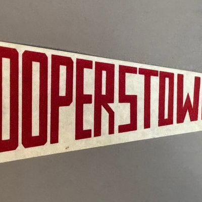 Cooperstown NY Home of Baseball Felt Pennant 27"
