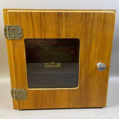 Vintage Sterilizer Medicine Cabinet Glass Shelves