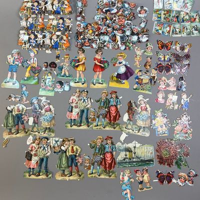 Antique Victorian Diecut Advertising Trade Cards