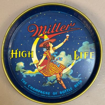 Miller High Life Metal Serving Tray