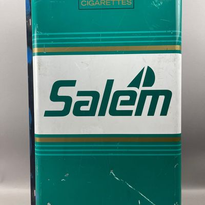 Oversized Metal Salem Cigarette Pack Display