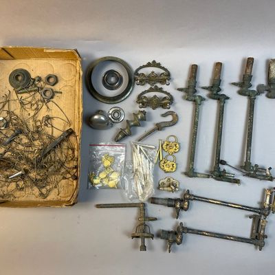 Antique Brass & Metal Gas light Plumbing Fixtures