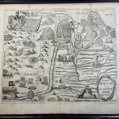 Terra Moriath Sive Solymarum Ager Engraving Fuller