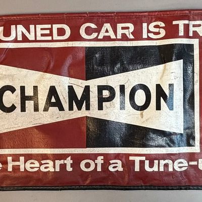Vintage Champion Mechanic Auto Cover