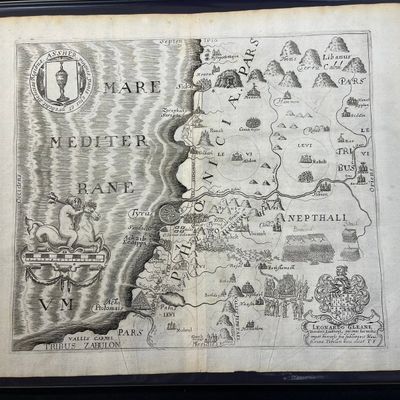 The Tribe of Asher Thomas Fuller 1650 Engraving