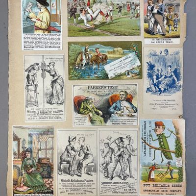 Vintage Victorian Ephemera Trading Cards