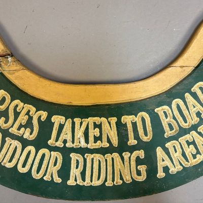 Horses Taken To Board Indoor Riding Arena Wooden H