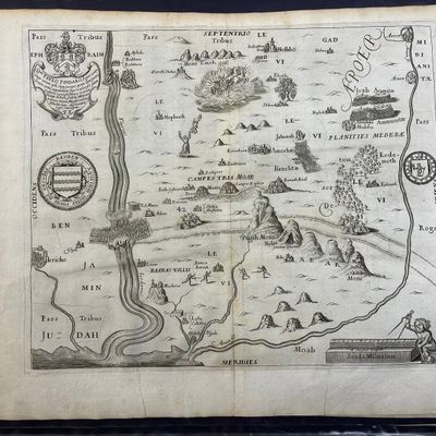 Early GAD Pisgah Sight Palestine Fuller Engraving