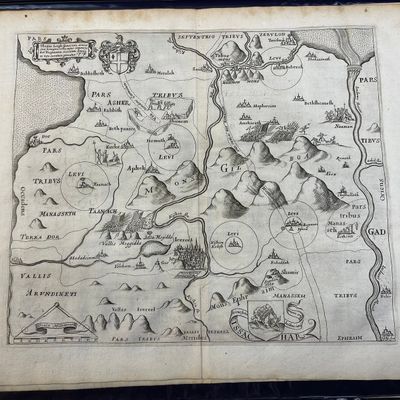 1650 Engraving Tribe of Ephraim by Thomas Fuller