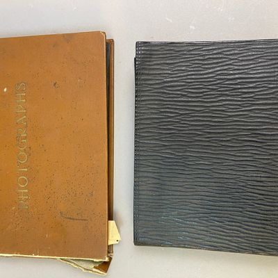 Pair of Vintage Photo Albums/Books w/ Family Photo