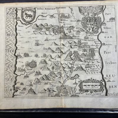 Tribe Of Ephraim Holy Land T. Fuller Engraving