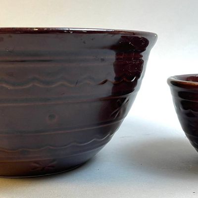 Pair of Marcrest Oven Proof Stoneware Bowls