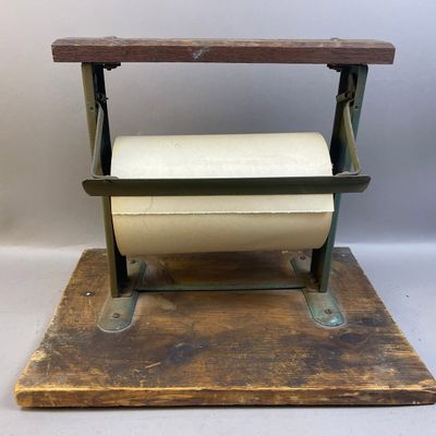 Vntg Spicanspan Butcher Paper Roll Holder & Cutter
