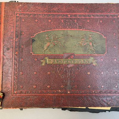 Vintage Photo Album of 82 pictures Family Children