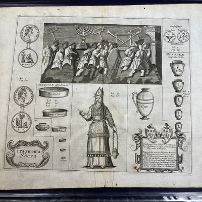 Antique Fragmenta Sacra Thomas Fuller Engraving