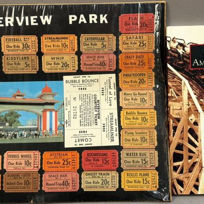 Riverview Amusement Park Book with Ticket Stubs