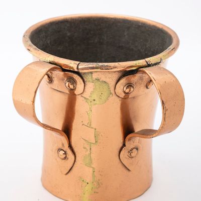 A LARGE COPPER WASHING CUP. Poland or Hungary, 19th century.