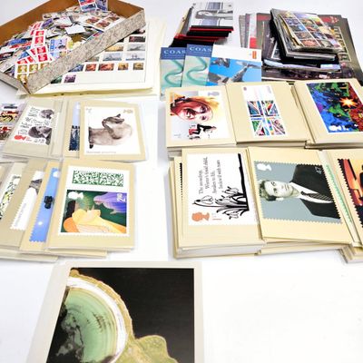 A MASSIVE COLLECTION OF UNITED KINGDOM STAMPS.