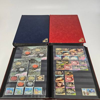 A LARGE COLLECTION OF MINT WORLD STAMPS: GEMSTONES, OLD MASTER PAINTINGS AND PHILATELICS