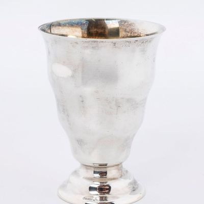 A SILVER KIDDUSH CUP. Germany, c. 1910