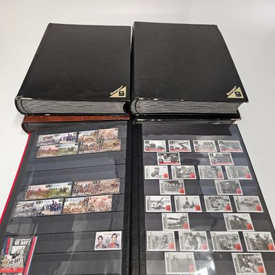 A LARGE MINT WORLD STAMP COLLECTION: FLAGS SHIPS AND UNIFORMS
