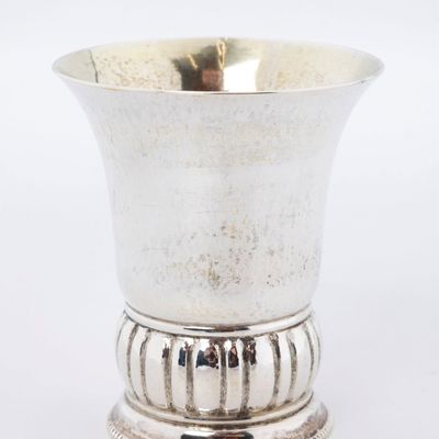 A SILVER KIDDUSH CUP BY WETZLER. Munich, Germany, c. 1910