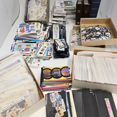 A MASSIVE COLLECTION OF WORLD STAMPS HUGE!