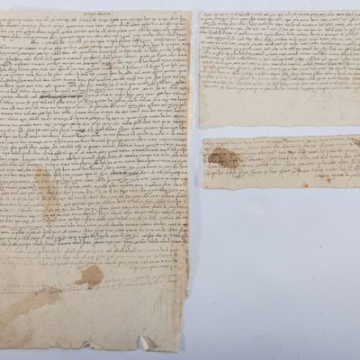 KAVONOS HAKADISH. Handwritten notes, Italy,  early 19th.