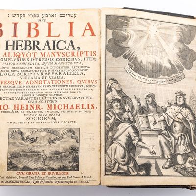 BIBLIA HEBRAICA HENRICH MICHAELIS 1720