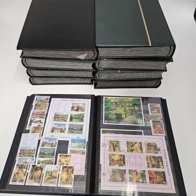 A LARGE MINT WORLD STAMP COLLECTION: CASTLES, LANDMARKS AND STRUCTURES