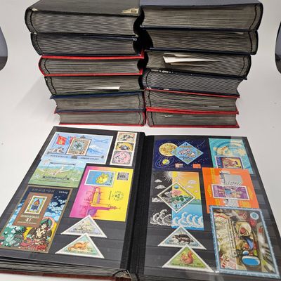 A LARGE MINT WORLD STAMP COLLECTION: VARIOUS TOPICS