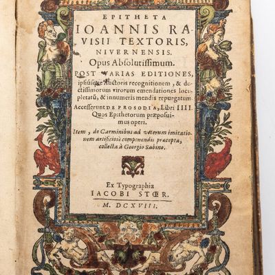 Epitheta Joannis Ravisii Textoris, 1618