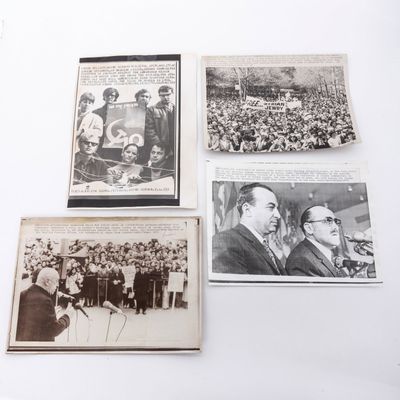 A COLLECTION OF ORIGINAL PRESS PHOTOGRAPHS OF THE SOVIET AND SYRIAN JEWRY FREEDOM EFFORTS