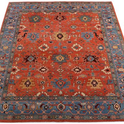 PESHAWAR SULTANABAD RUG 9' 10" X 7' 10"