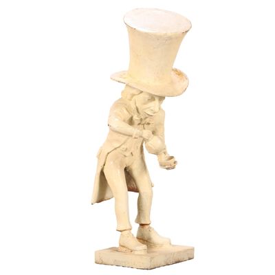 Sale Photo Thumbnail #392: CAST IRON GARDEN SCULPTURE DEPICTING THE MAD HATTER
