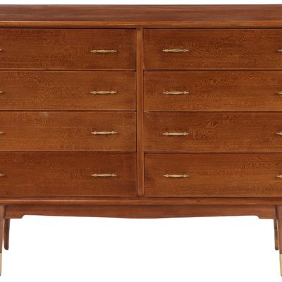 Sale Photo Thumbnail #112: EIGHT DRAWER MAHOGANY DRESSER C 1960.