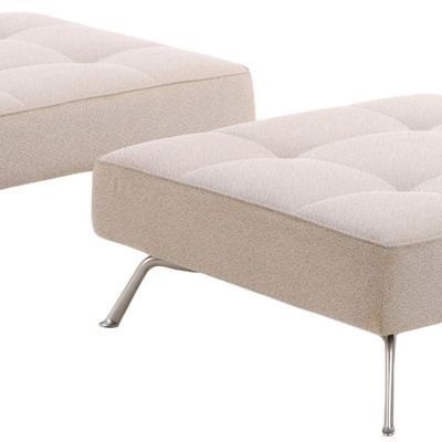 Sale Photo Thumbnail #166: PAIR OF SMALA OTTOMANS BY LIGNE ROSE