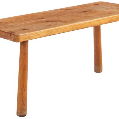 Sale Photo Thumbnail #311: FRENCH OAK BENCH C 1950.