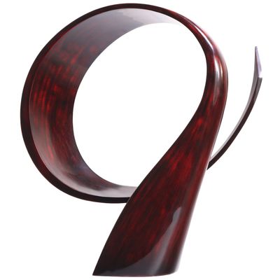 CONTEMPORARY ABSTRACT SCULPTURE LABELLED LE MONTAGE, MOLDED RESIN