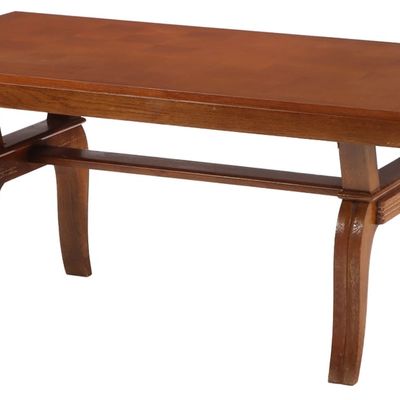Sale Photo Thumbnail #281: FRENCH OAK DINING TABLE C 1945 HAVING PULL OUT SUPPORTS TO ACCOMODATE TWO LEAVES ( NOT PRESENT).