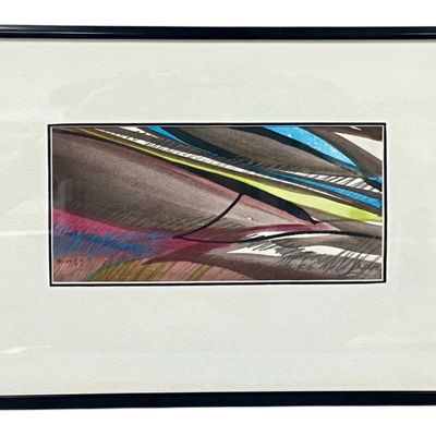 Mark E. Mehaffey Dark Wind Watercolor