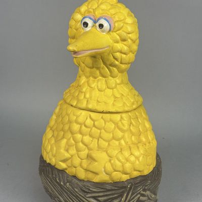 Muppets Inc Ceramic Big Bird Cookie Jar