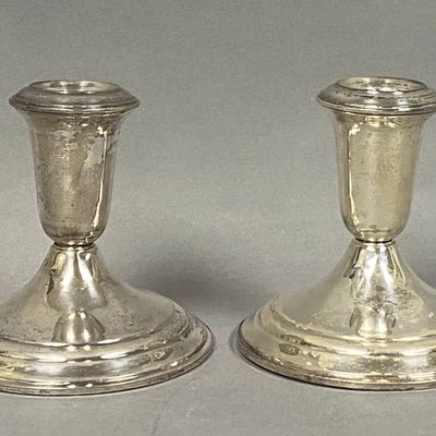 Duchin Creation Sterling Weighted Candlesticks