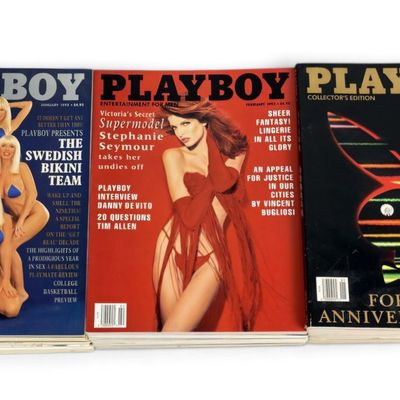 Thirty-Five Playboy Magazines 1992-1994