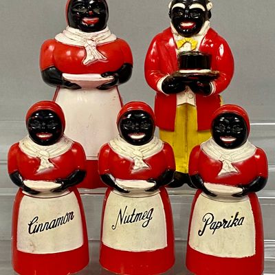 F&F Plastic Aunt Jemima Kitchen Set