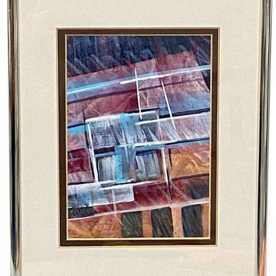 Fredi Taddeucci Window Abstract Watermedia