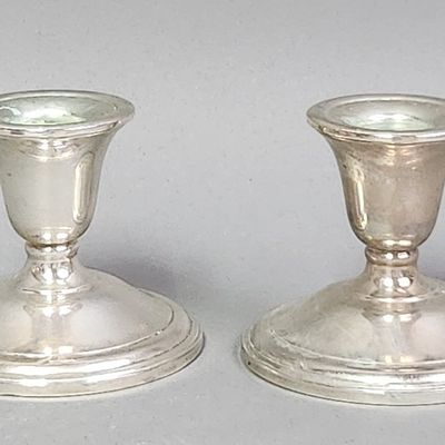 International Sterling Candlesticks 458.75 Grams