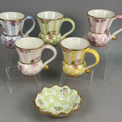 MacKenzie-Childs Honeymoon Earthenware Mug & Bowl Set